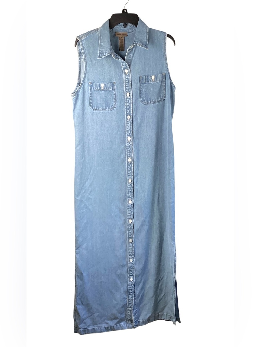 Jones Jeans Light Blue Denim-Look Maxi Dress